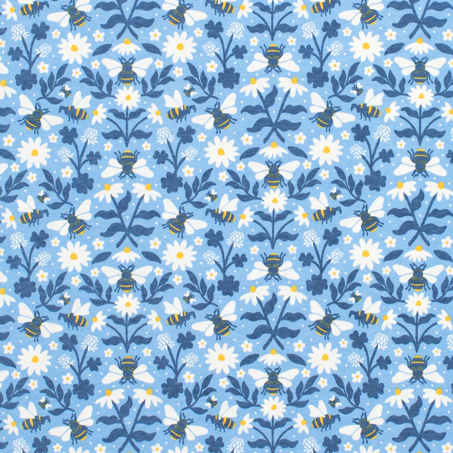 Leggings - Bees Blue