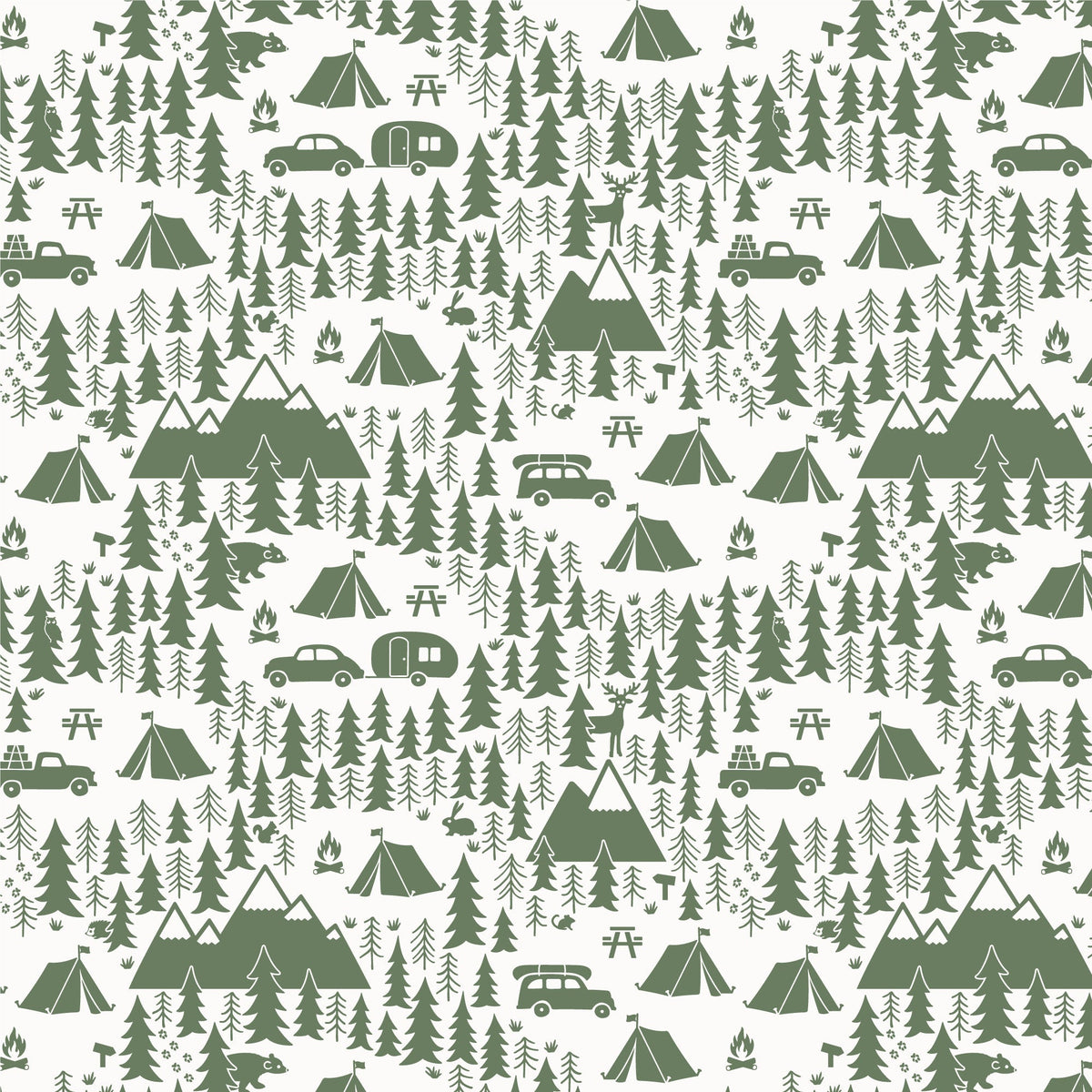 Iris Baby Tunic - Campground Forest Green