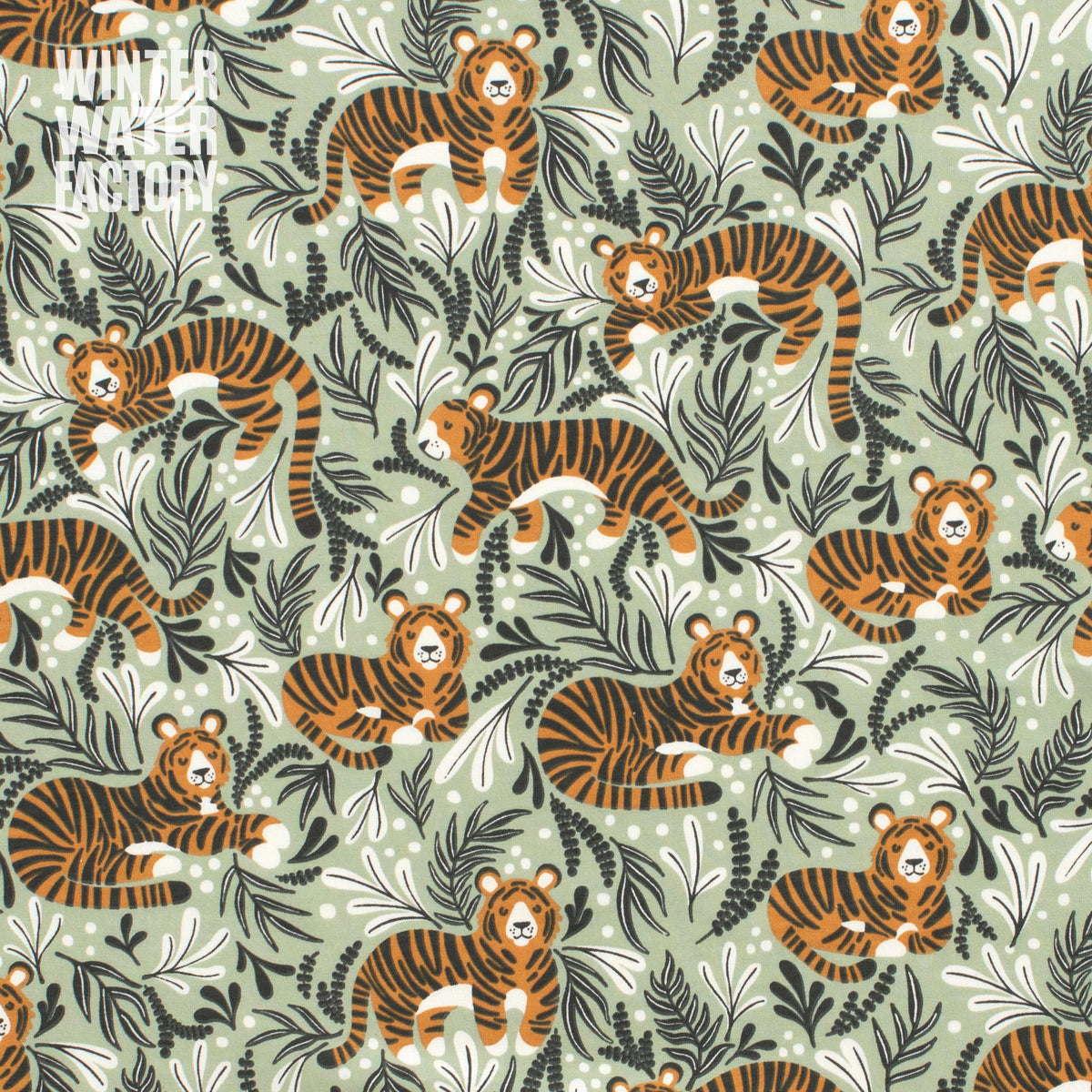 Copenhagen Dress - Dreaming Tigers Green