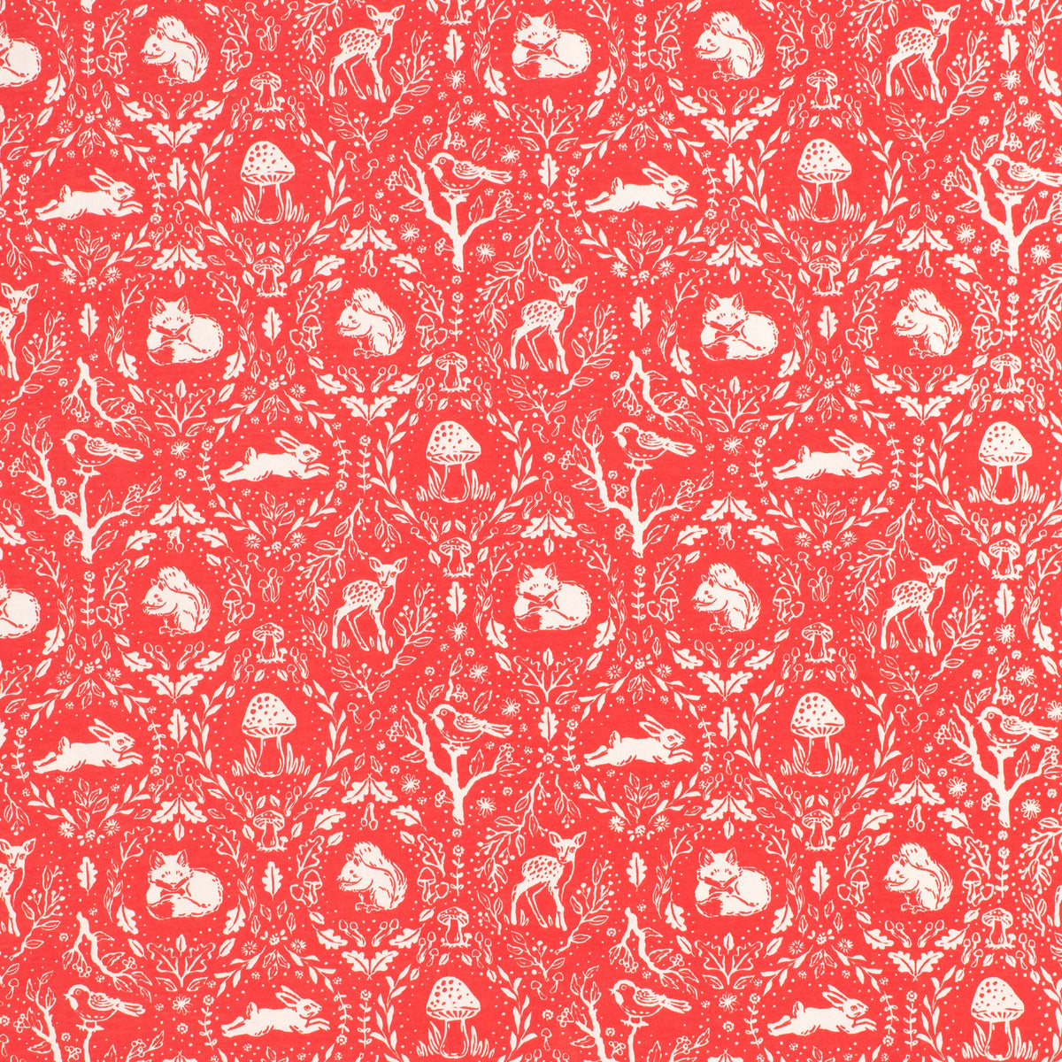 Calgary Dress - Animal Tapestry Red