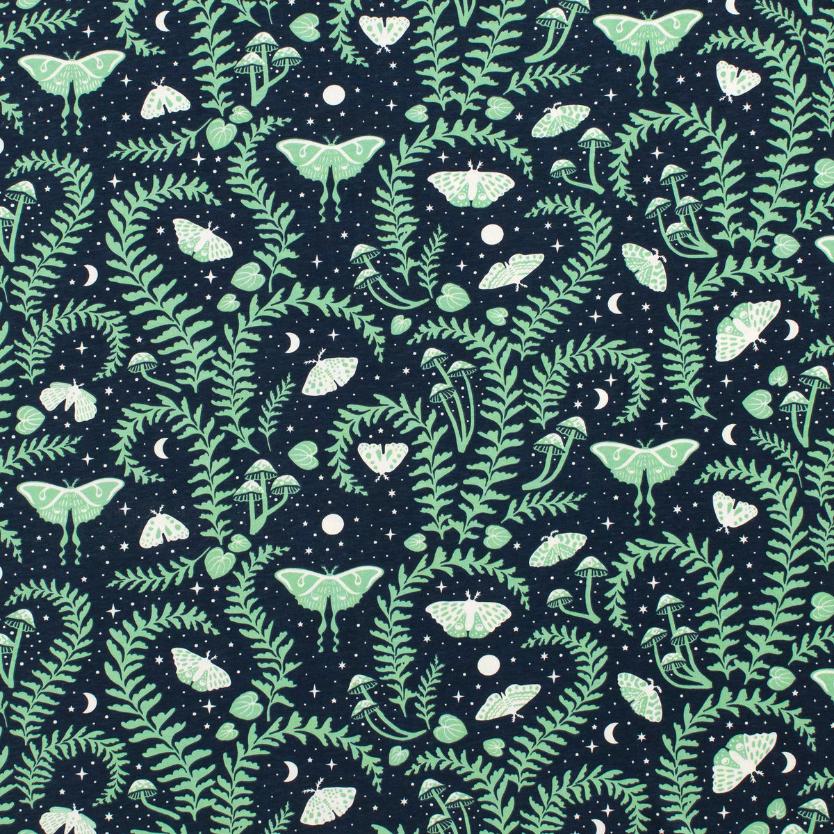 Hoodie - Luna Moths Night Sky