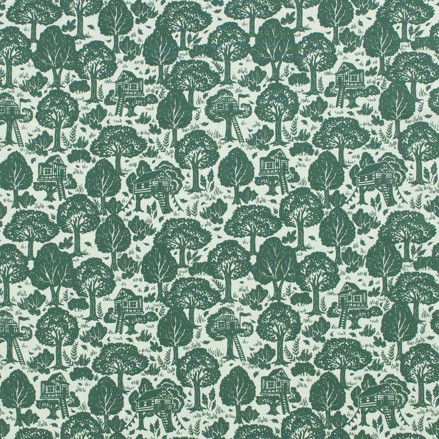 Leggings - Treehouses Green