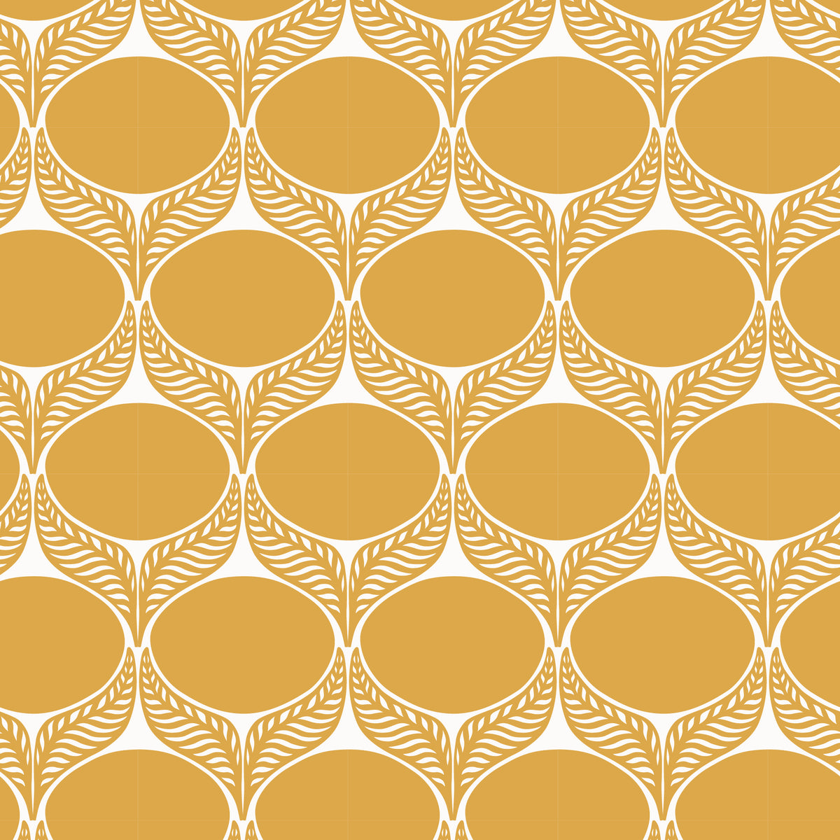Wallpaper - June Leaf Ochre