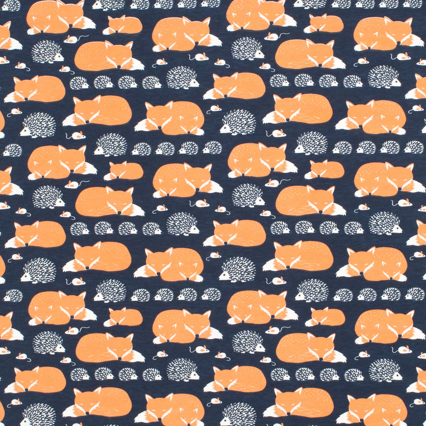 Leggings - Foxes & Hedgehogs Night Sky