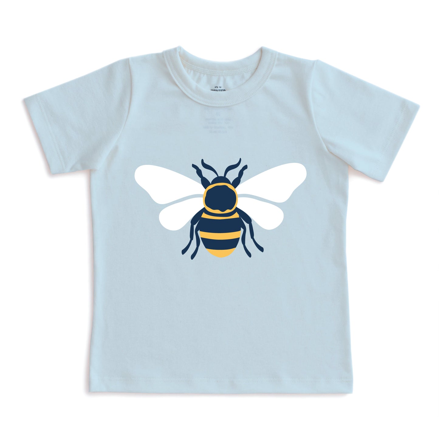 Short-Sleeve GRAPHIC Tee - Bee Sky Blue