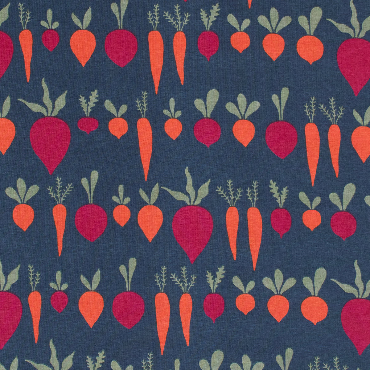 Kids Pajama Set - Root Vegetables Night Sky