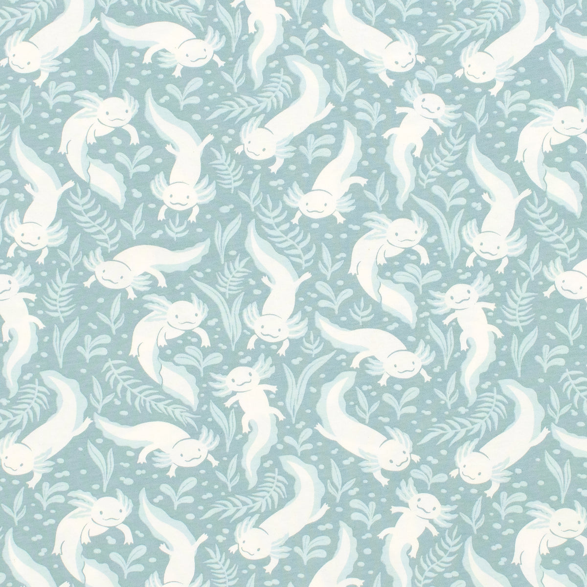 Tank Top Romper - Axolotls Surf Blue