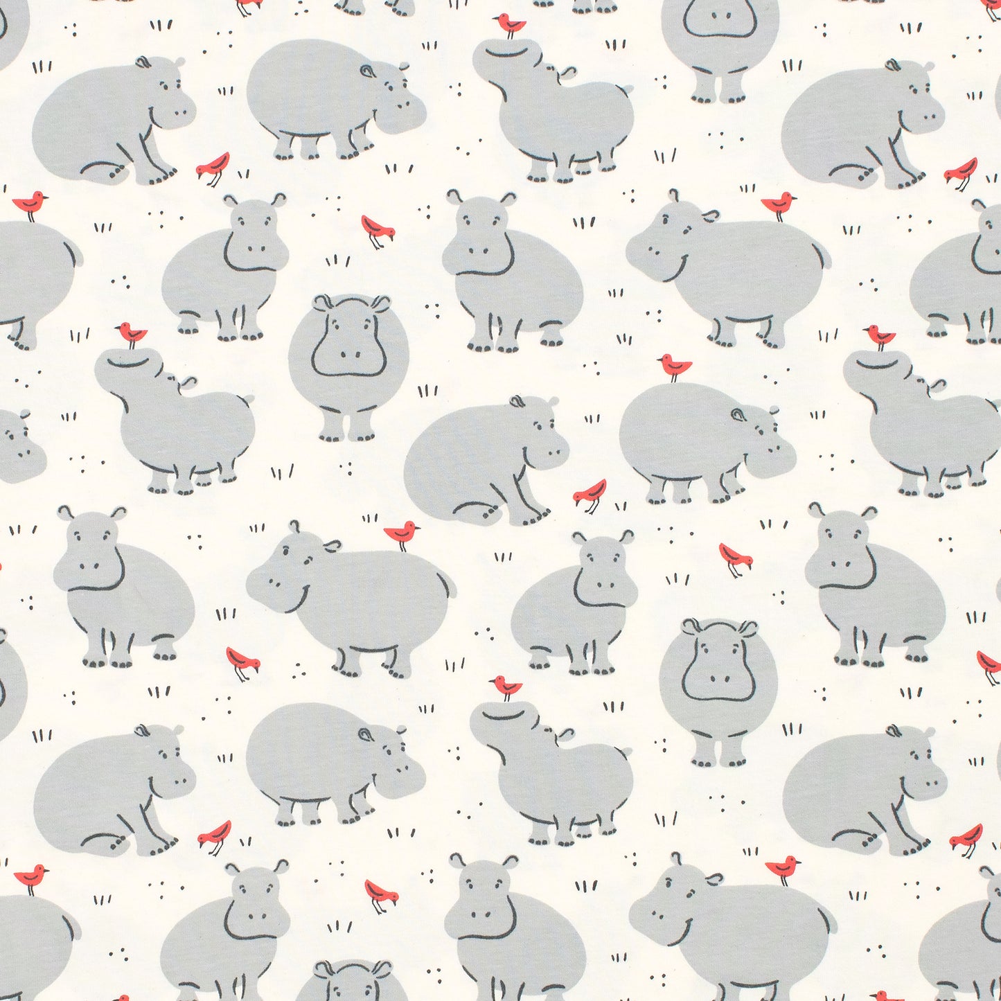 Leggings - Hippos Grey