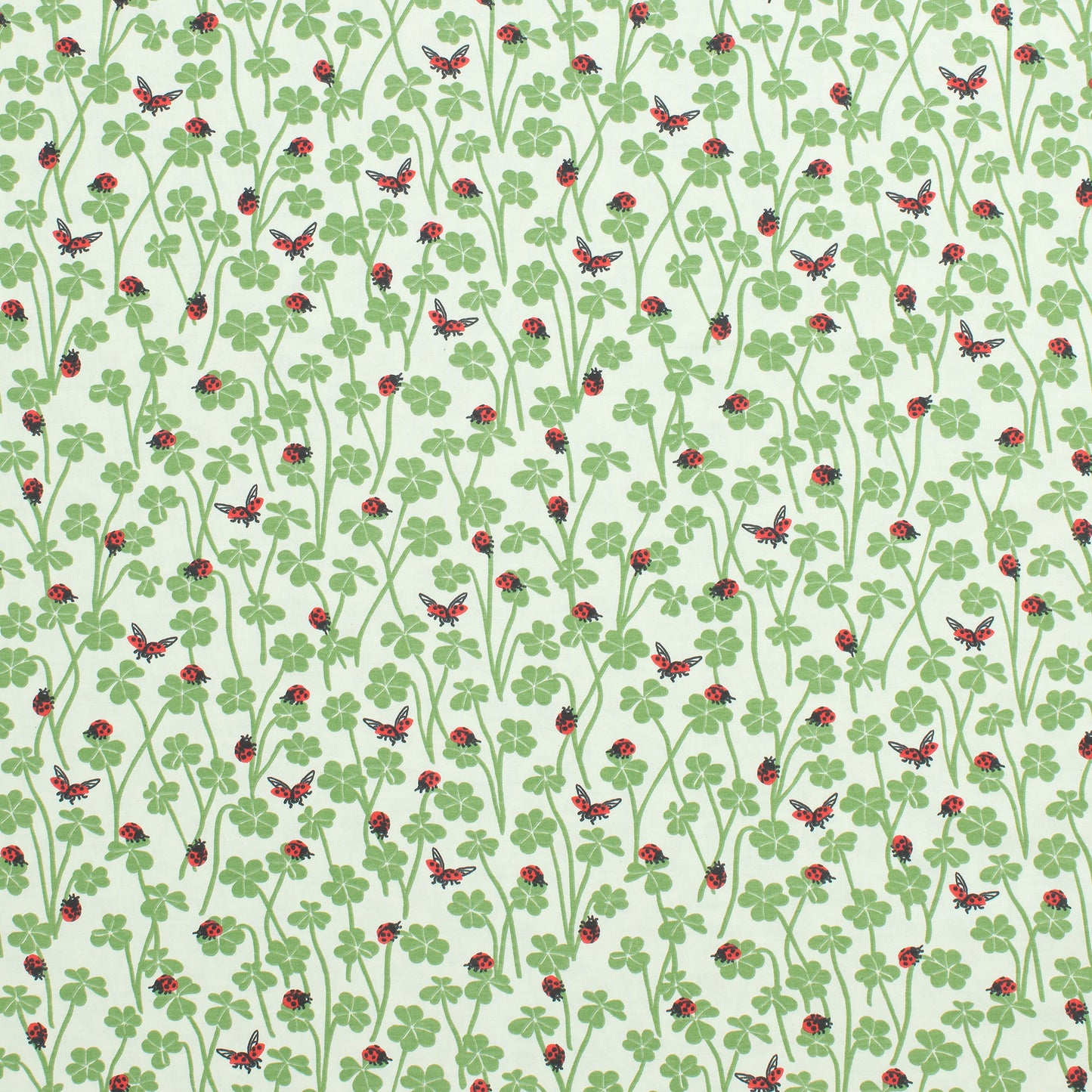 Helsinki Dress - Clover & Ladybugs Green