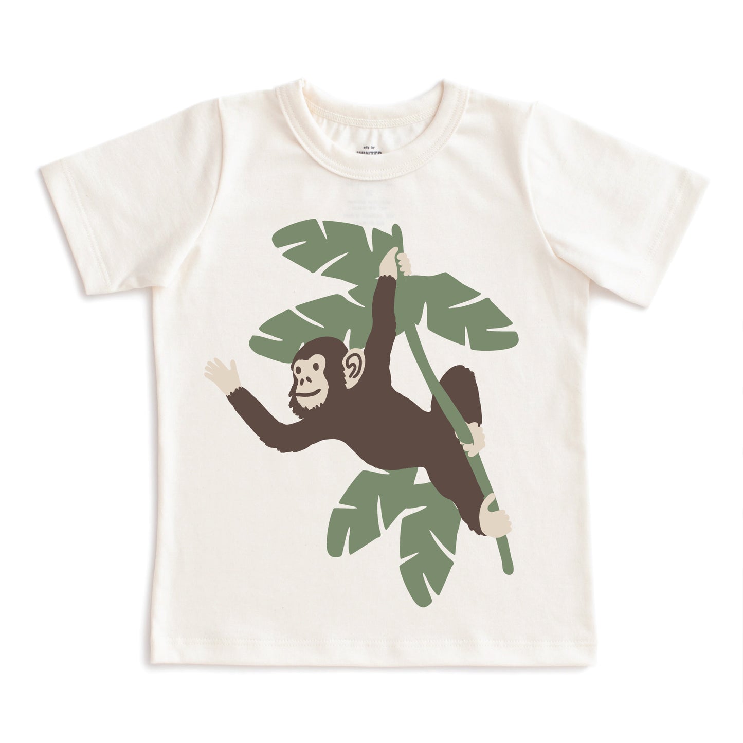 Short-Sleeve GRAPHIC Tee - Chimpanzee Natural