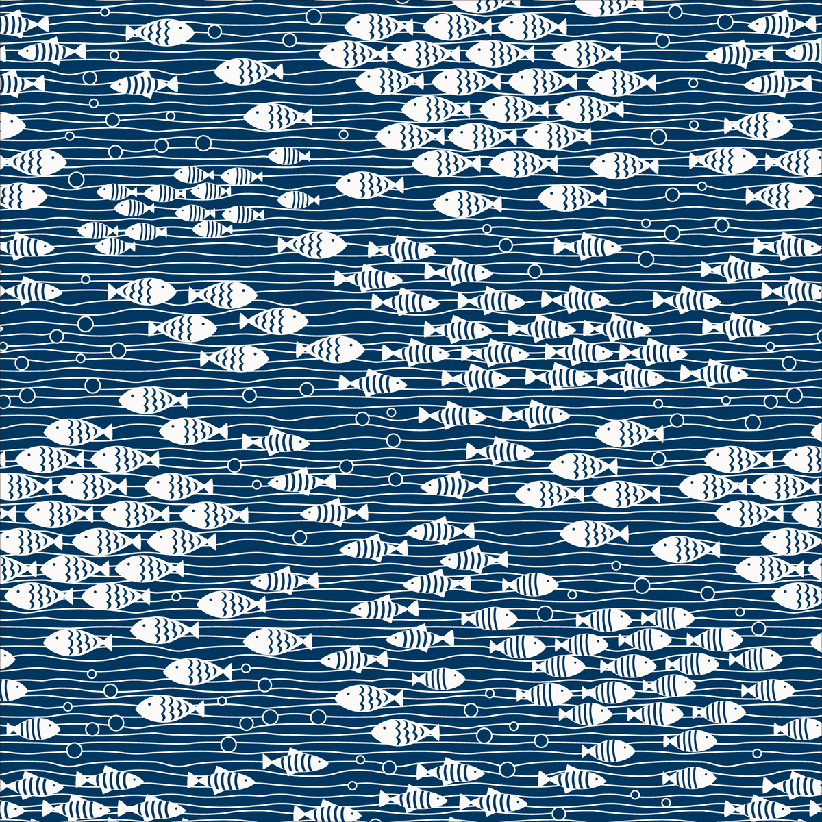 Iris Baby Tunic - Under the Sea Navy