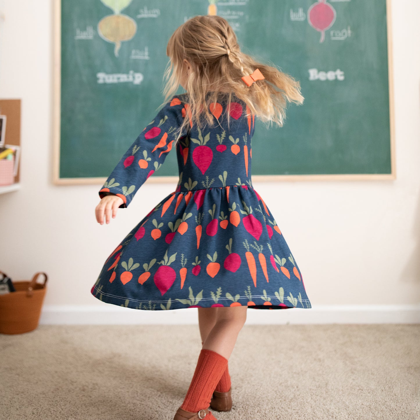 Calgary Dress - Polar Bears Arctic Blue - Pretty Much Perfect
