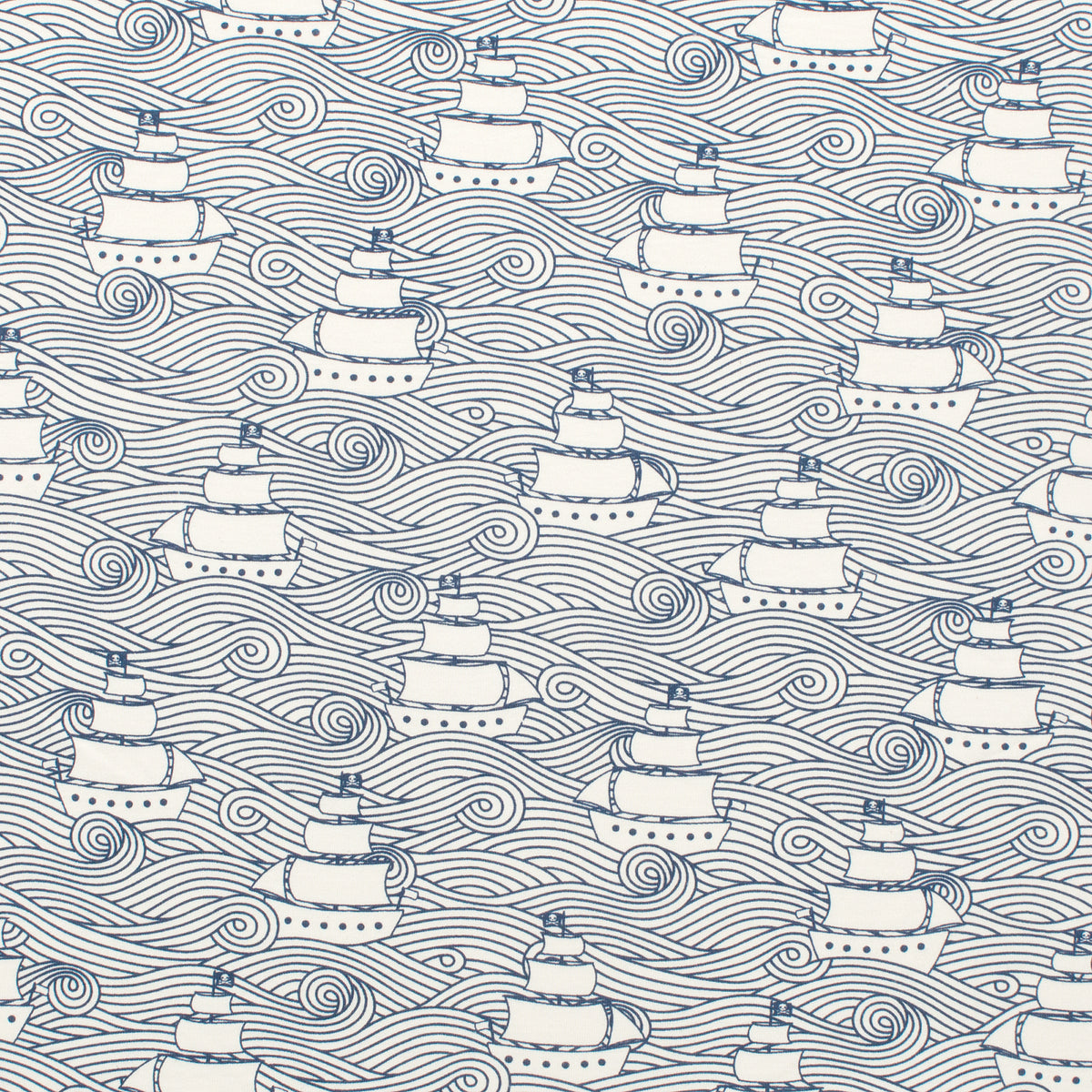 Footed Romper - High Seas Navy