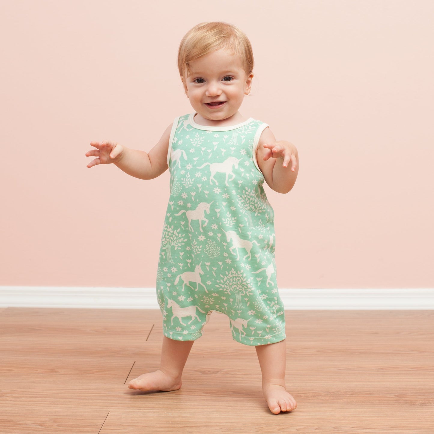 Tank Top Romper - Firetrucks Red