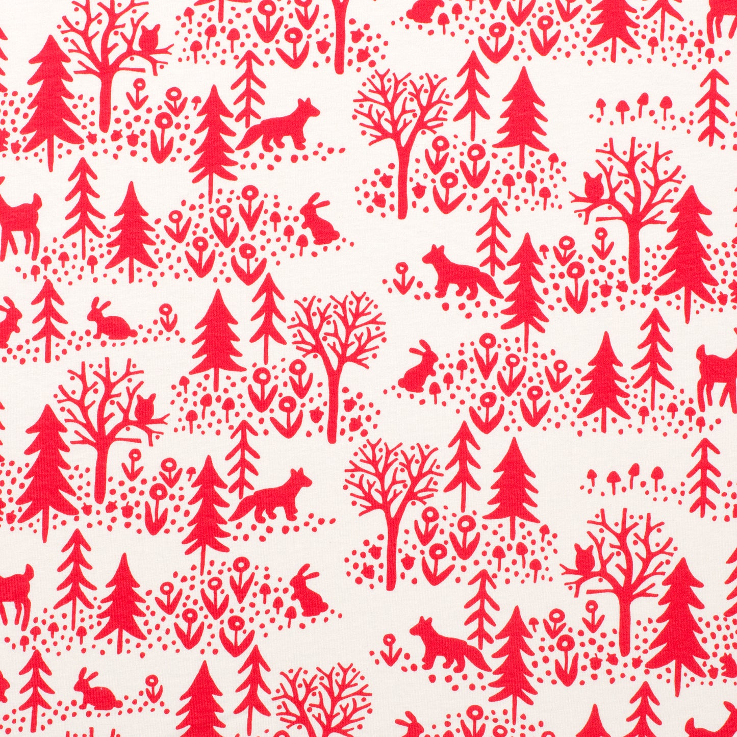 Long-Sleeve Lap Tee - Winter Scenic Red