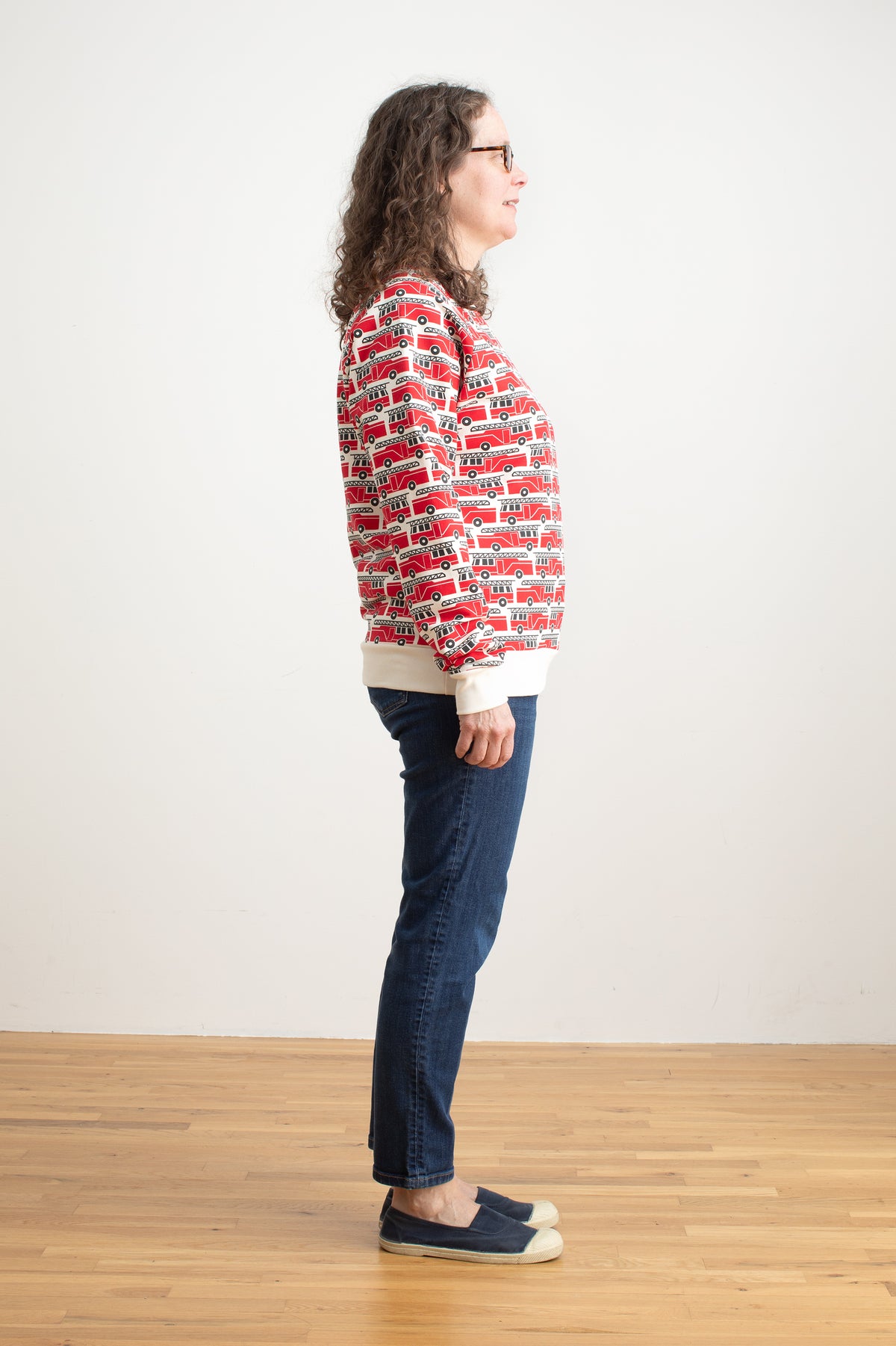 Adult Sweatshirt - Firetrucks Red