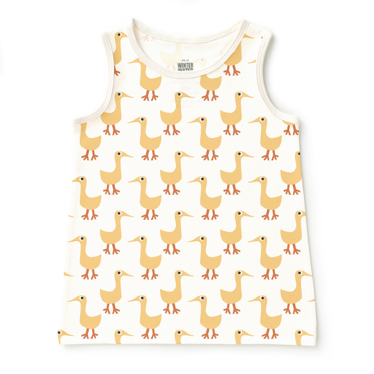 Baby Tank Top - Ducks Yellow