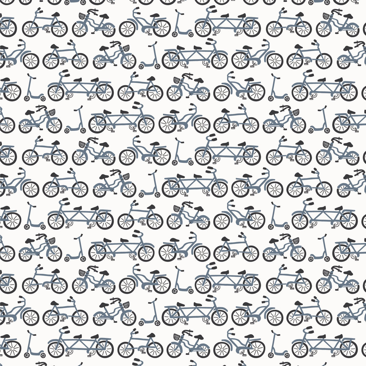 Iris Baby Tunic - Bikes Slate Blue
