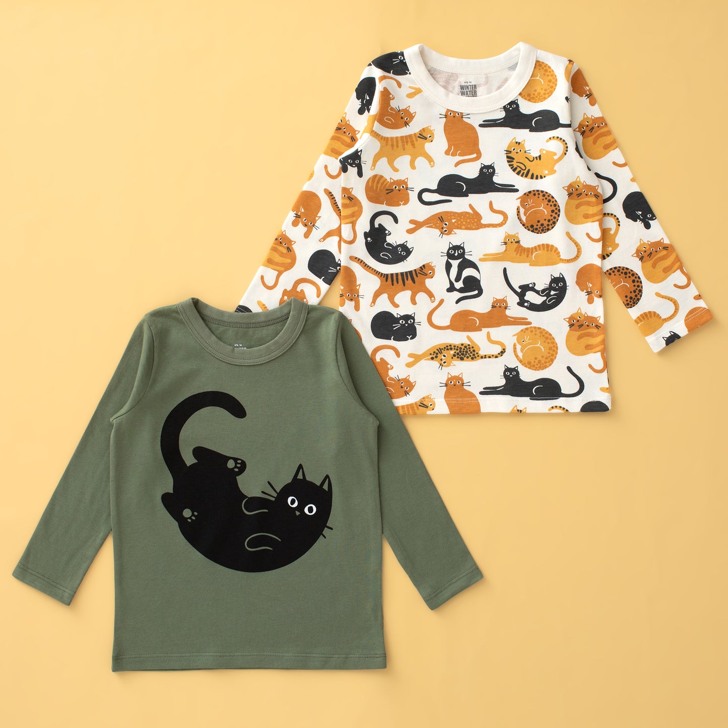 Cat Friends Long-Sleeve Tee Bundle