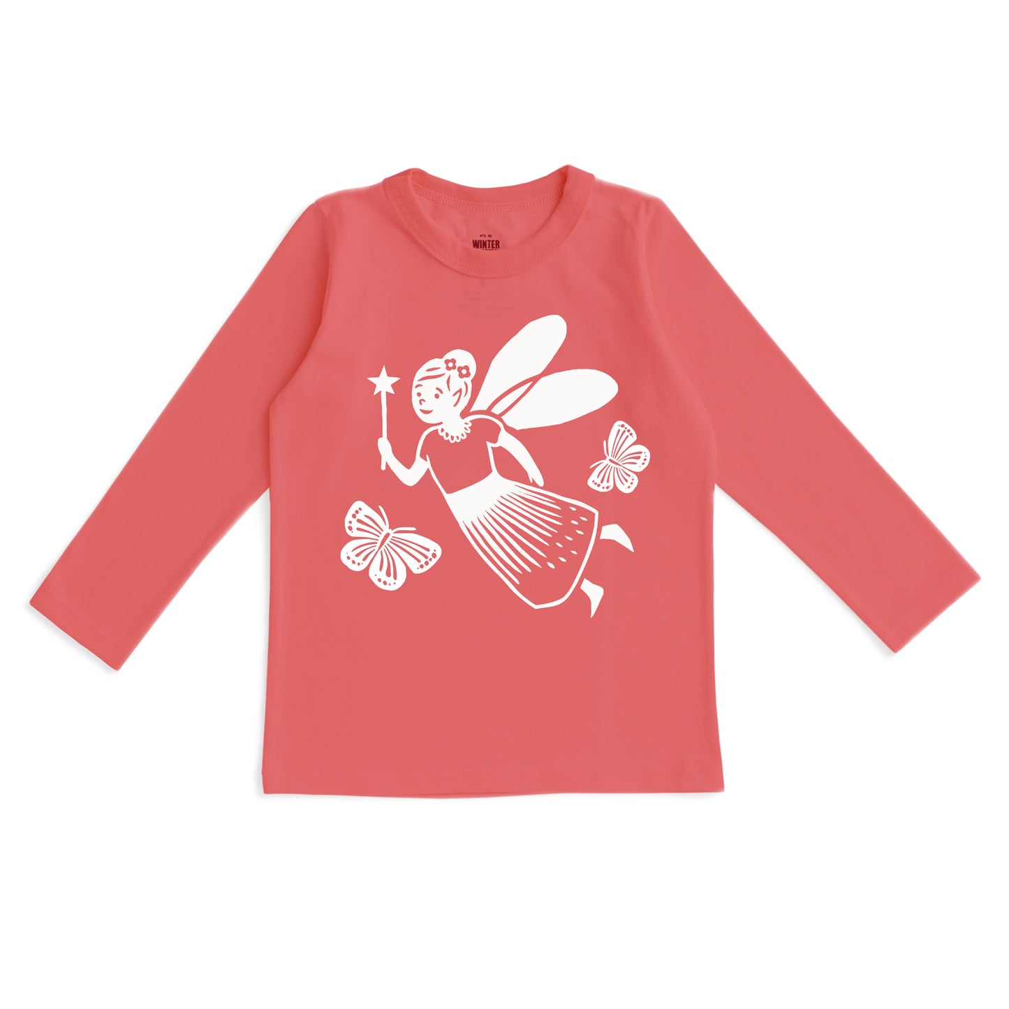 Long-Sleeve GRAPHIC Tee - Fairy Coral