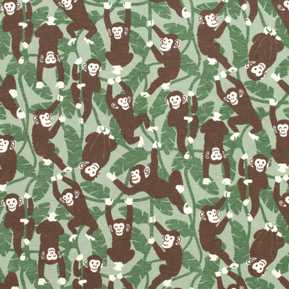 Hoodie - Chimpanzees Green
