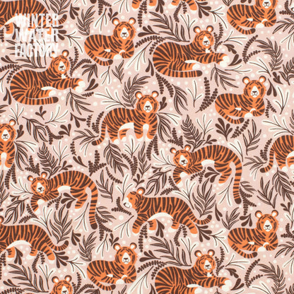Long-Sleeve Tee - Dreaming Tigers Pink
