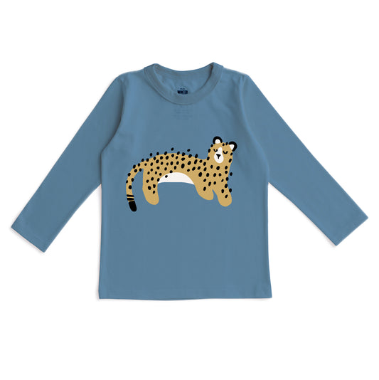 Long-Sleeve GRAPHIC Tee - Wildcat Lake Blue