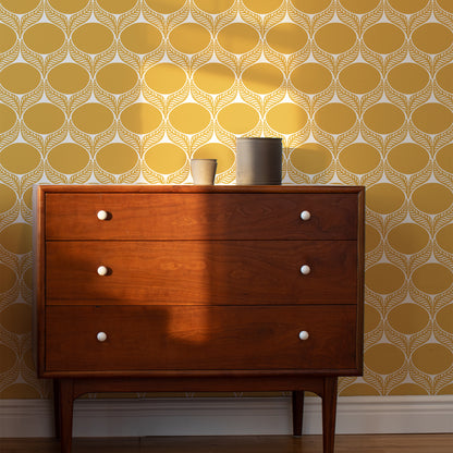 Wallpaper - June Leaf Ochre