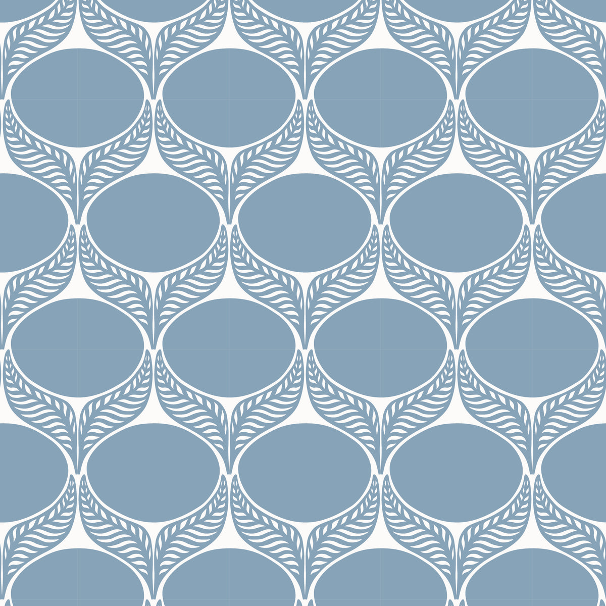 Wallpaper - June Leaf Blue