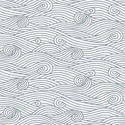 Wallpaper - Ocean Waves Lake Blue