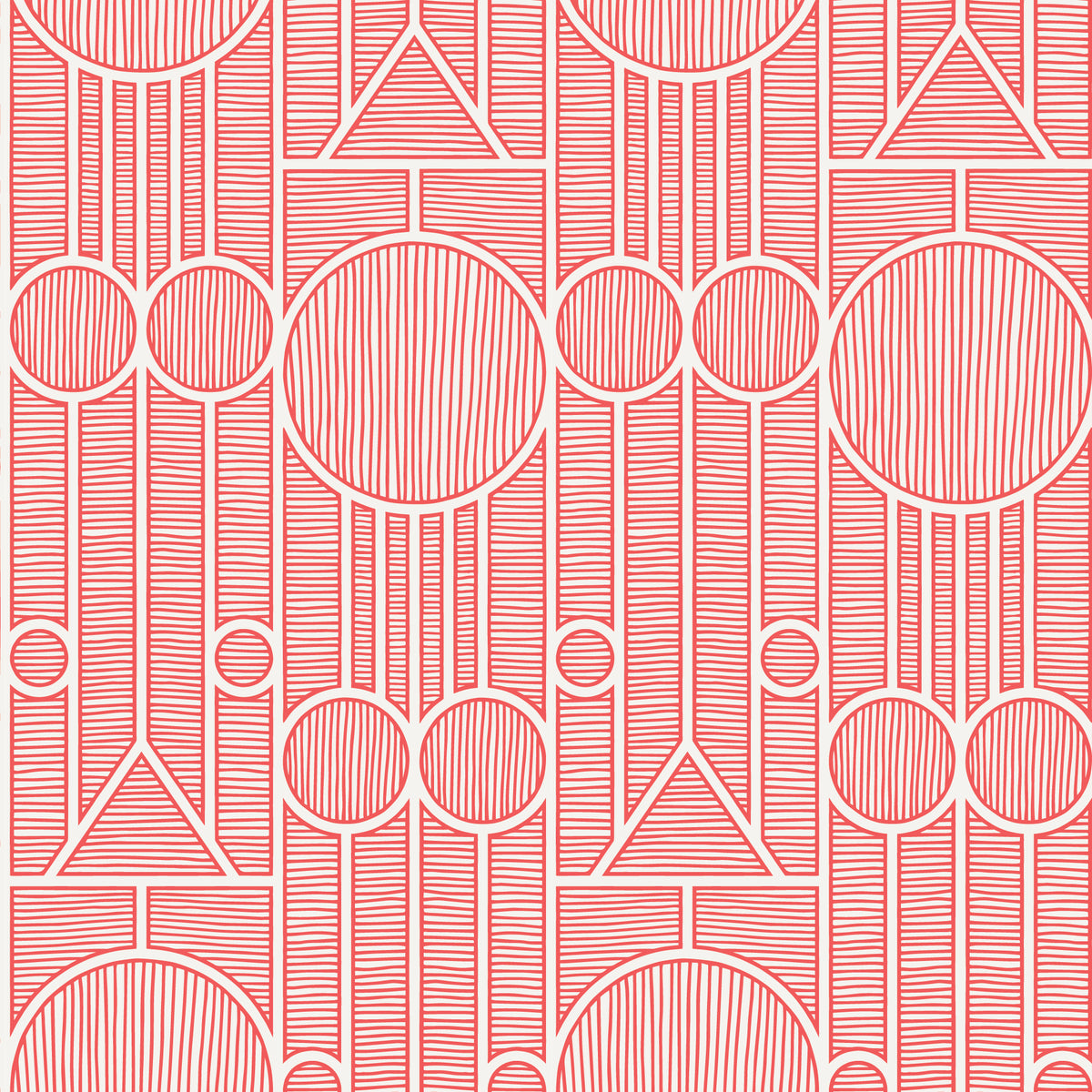 Wallpaper - Vienna Coral