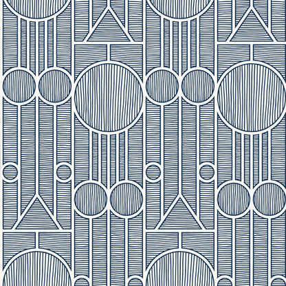 Wallpaper - Vienna Navy