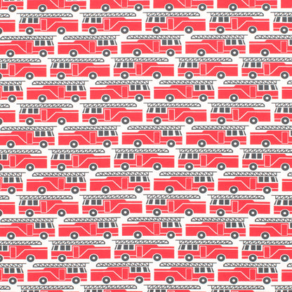 Stockholm Dress - Firetrucks Red