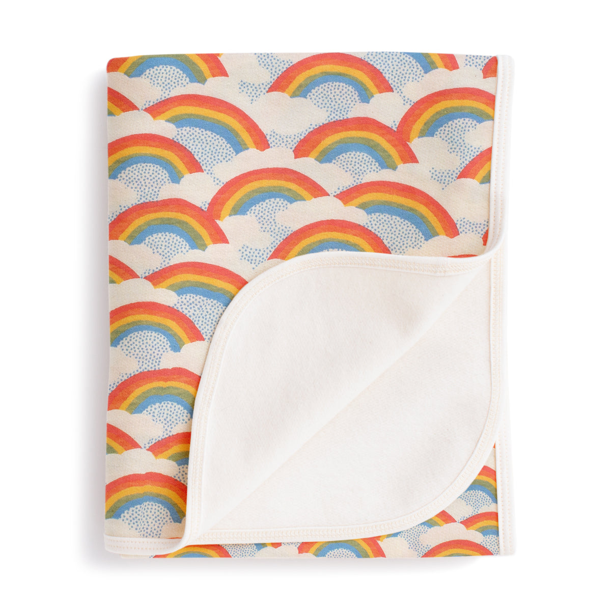 French Terry Blanket - Rainbows