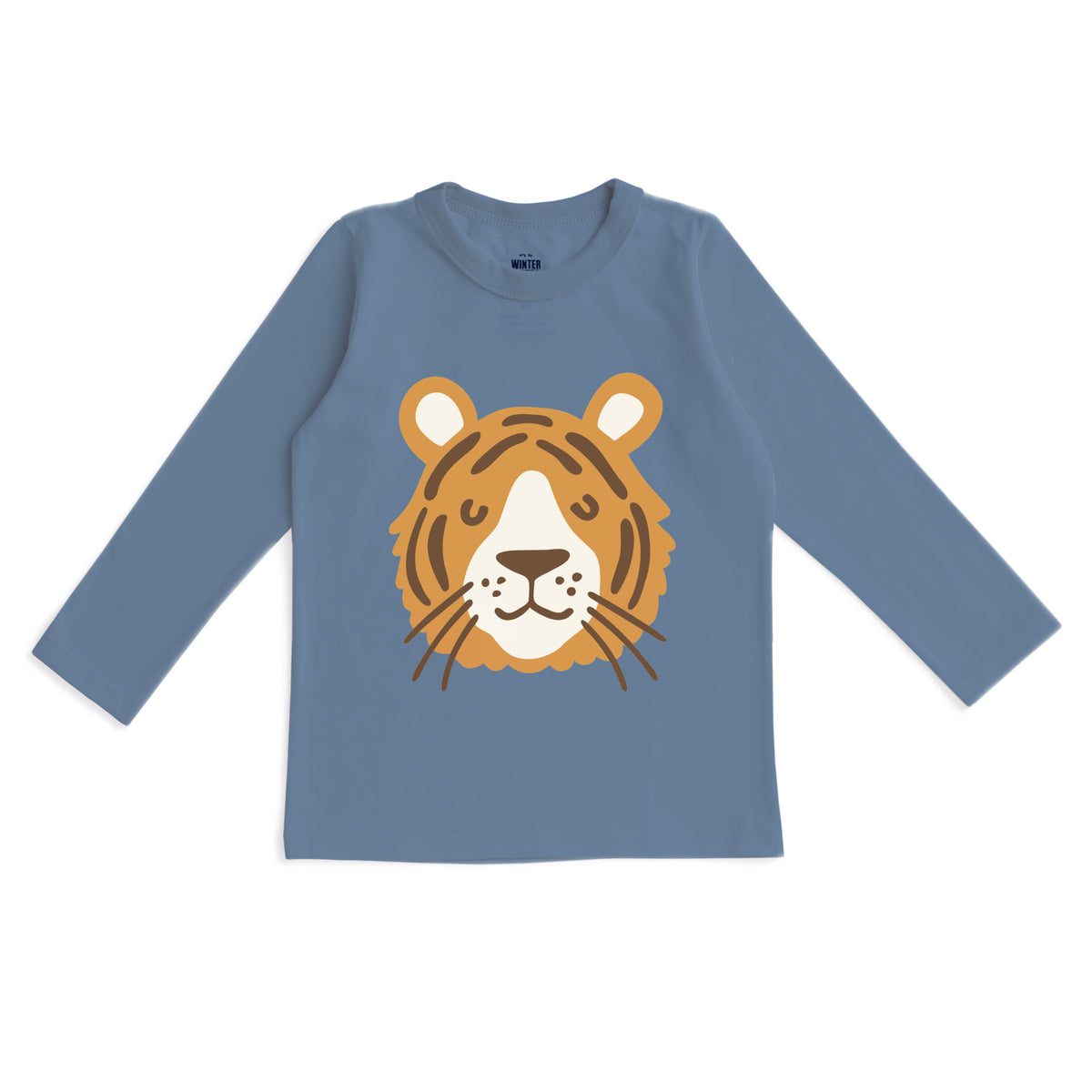 Long-Sleeve GRAPHIC Tee - Tiger Lake Blue