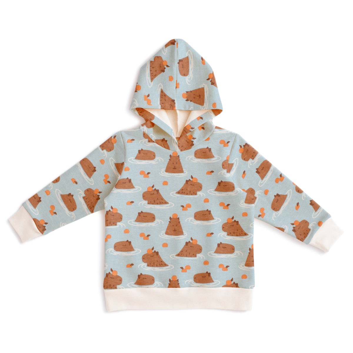 Hoodie - Capybaras Blue