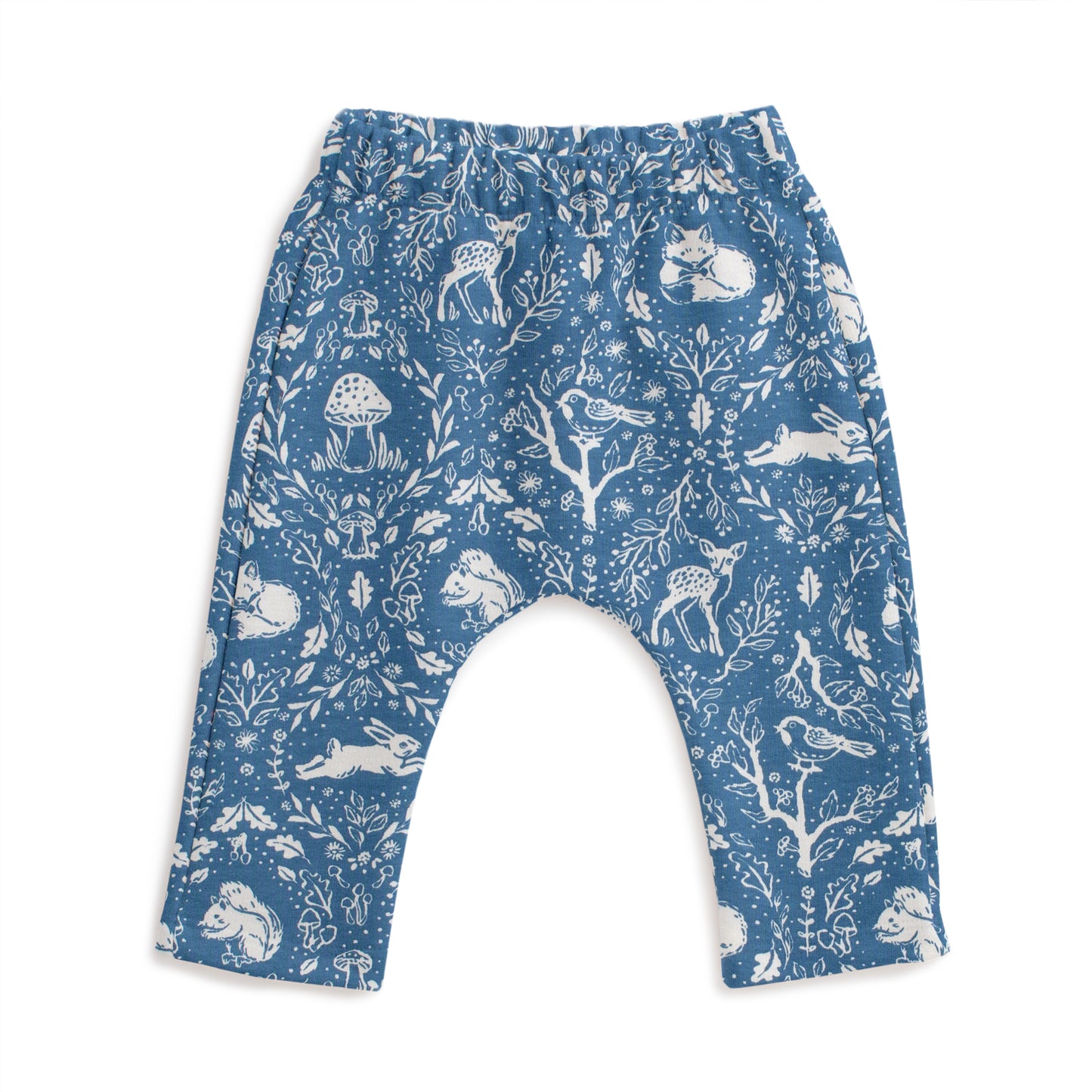 Harem Pants - Animal Tapestry Blue