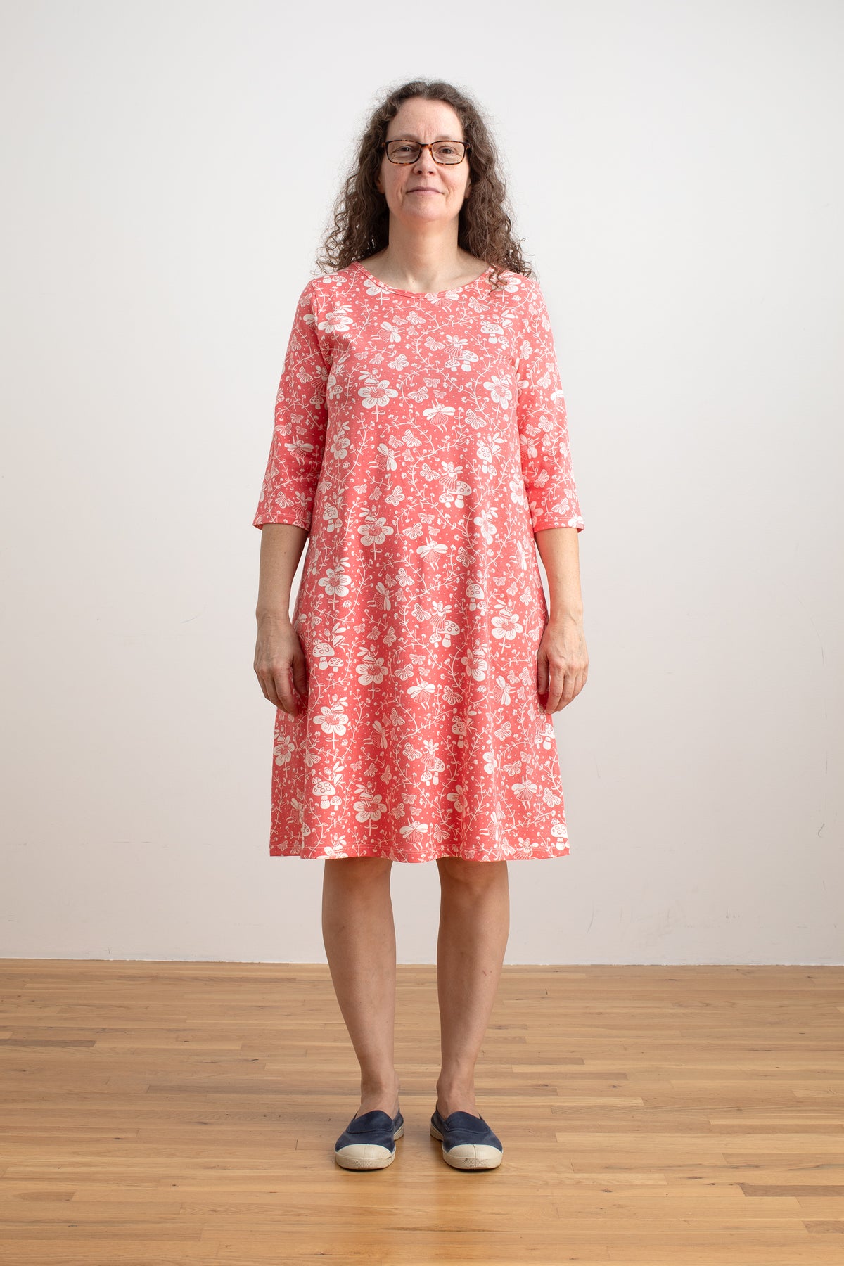 Helsinki Dress - Fairies Coral