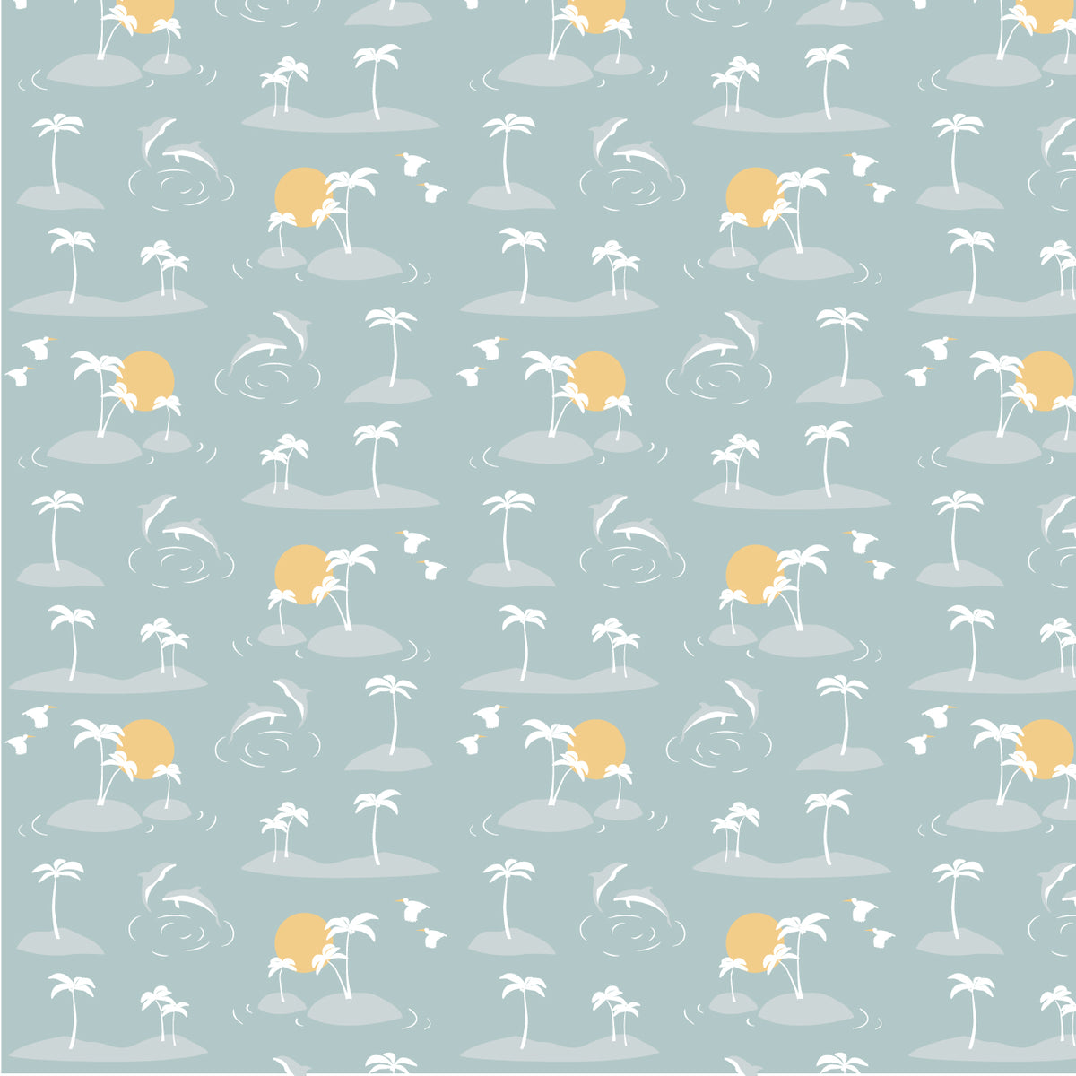 Baby Tank Top - Islands Blue