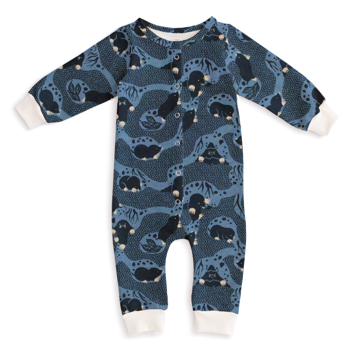 French Terry Jumpsuit - Moles Blue