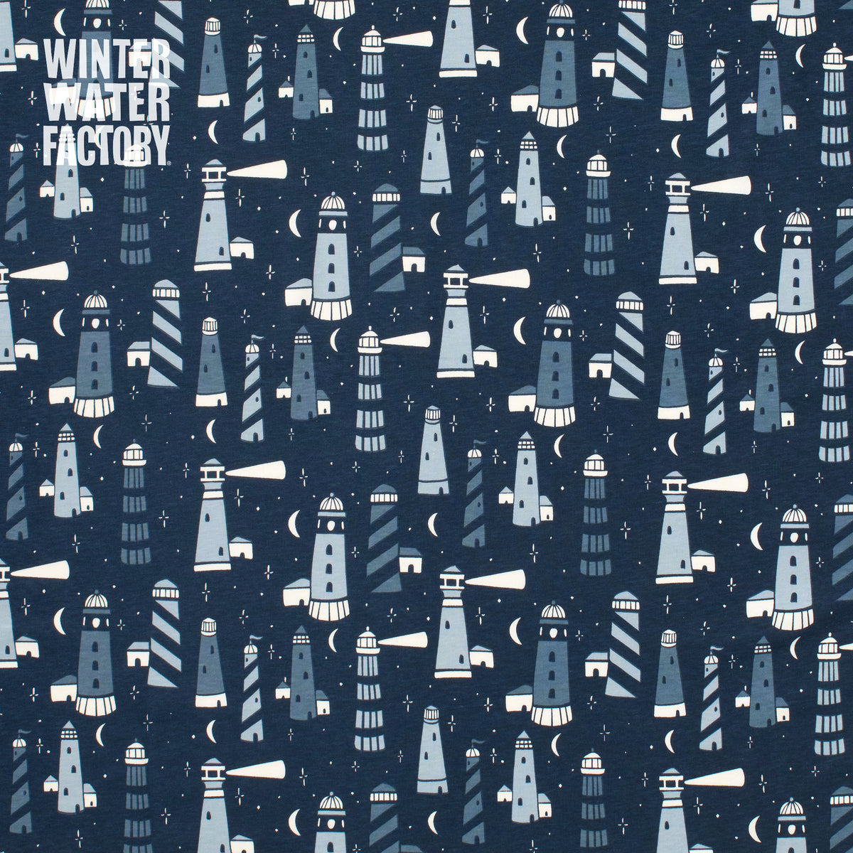 Valencia Dress - Lighthouses Night Sky