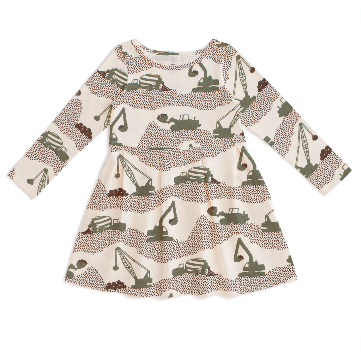 Madison Dress - Construction Forest Green