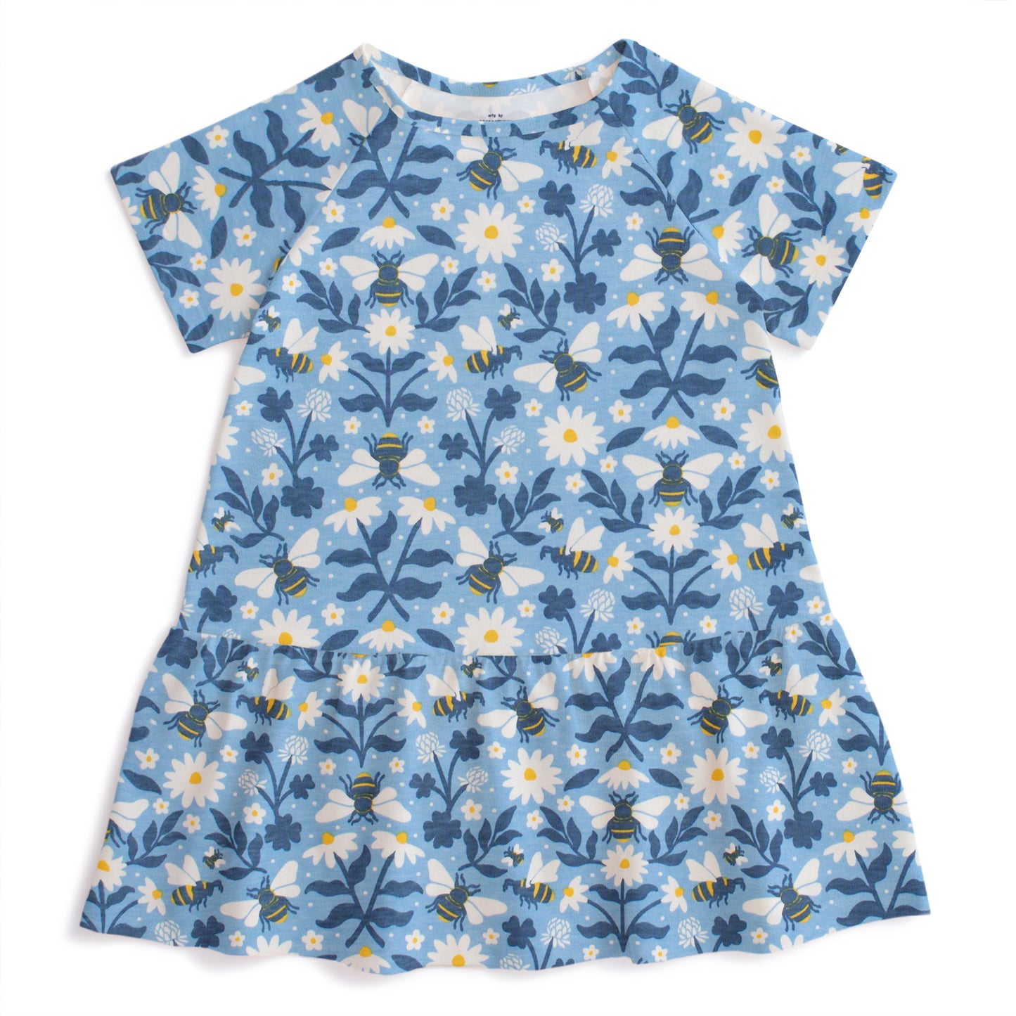 Milwaukee Dress - Bees Blue