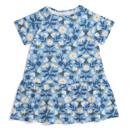 Milwaukee Dress - Bees Blue