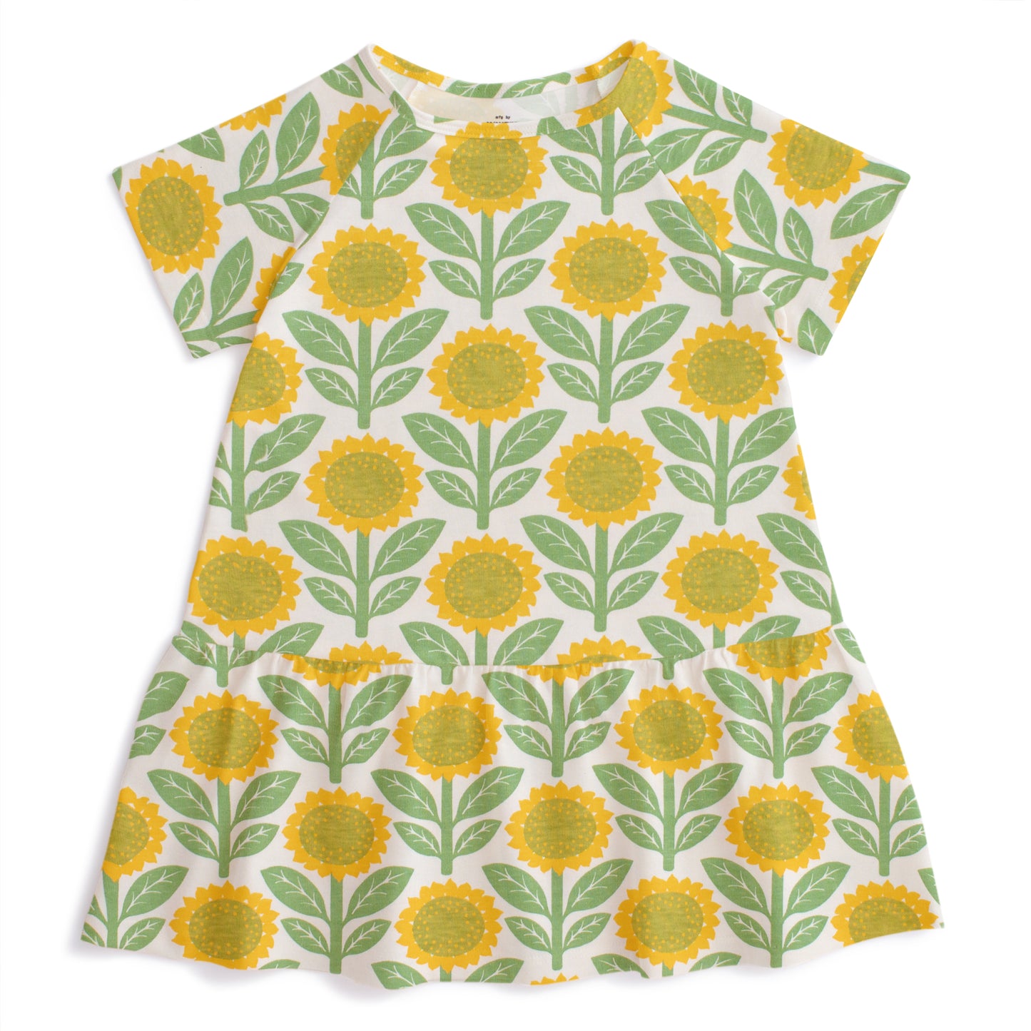 Milwaukee Dress - Sunflowers Green