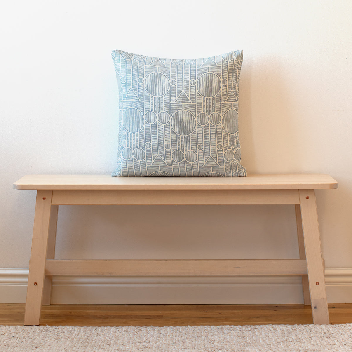 Belgian Linen Pillow Case - Vienna Blue