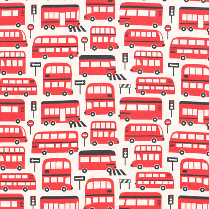 Leggings - Double Decker Buses Red