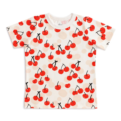 Short-Sleeve Tee - Cherries Red