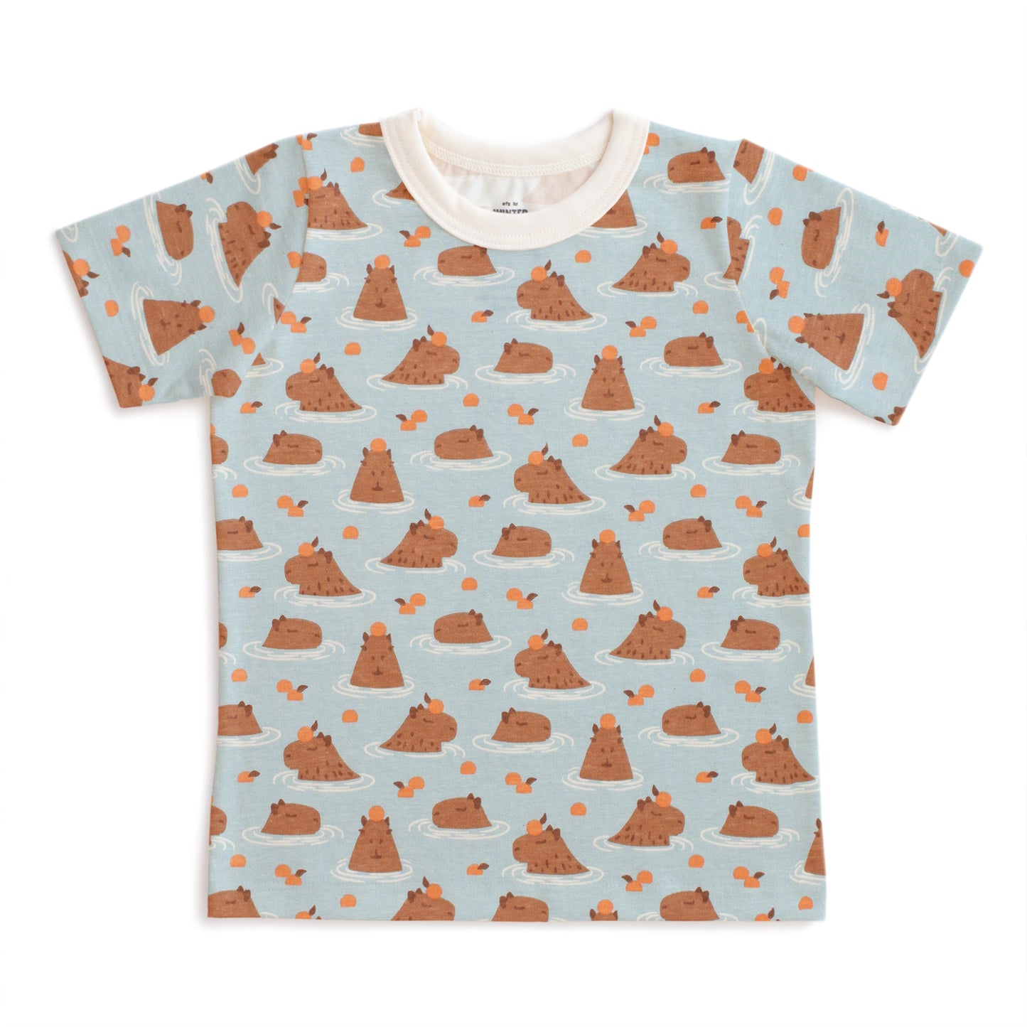 Short-Sleeve Tee - Capybaras Blue
