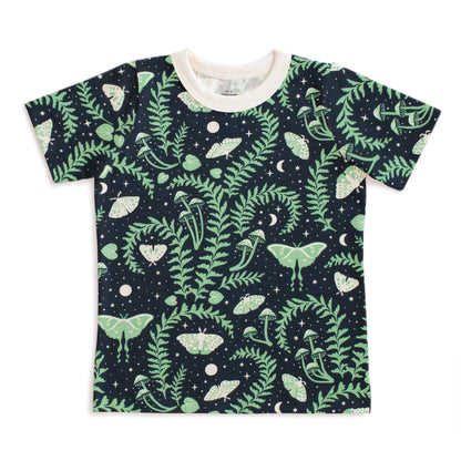 Short-Sleeve Tee - Luna Moths Night Sky